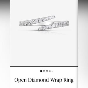 Ring Concierge Diamond Open Wrap Ring (pinky)